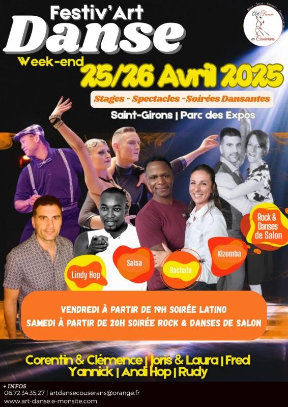 Flyer festiv art danse 2025