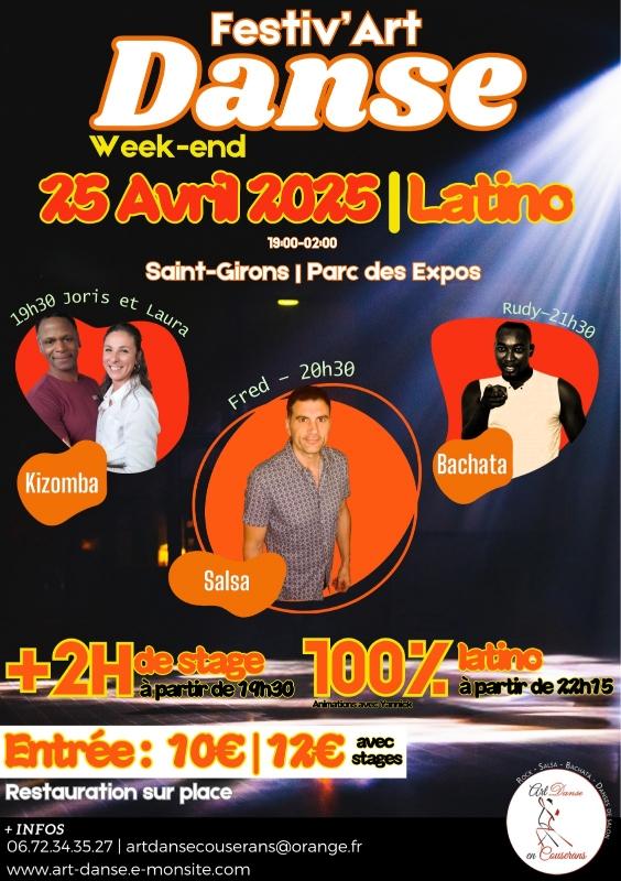 Flyer soiree latino 2025